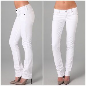 Citizens of Humanity Ava Straight Leg White Jeans